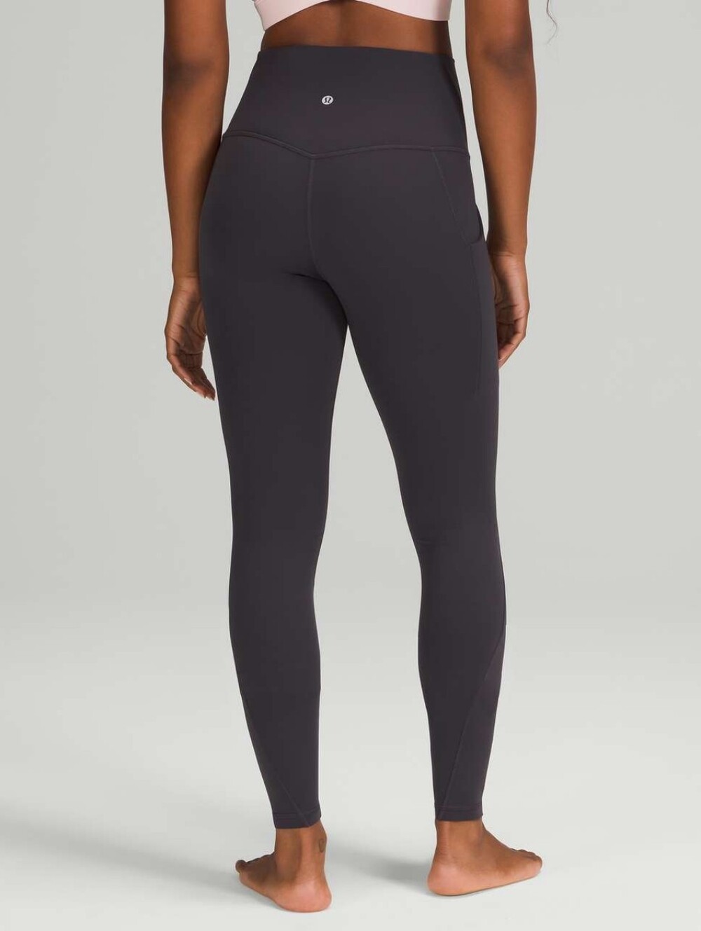 Lululemon Align High-Rise Pant with Pockets 28" Sz 10 Black Granite